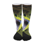 Atheris Nitschei Snake Print Long Socks