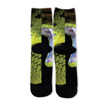 Atheris Nitschei Snake Print Long Socks