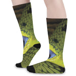 Atheris Nitschei Snake Print Long Socks