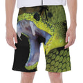 Atheris Nitschei Snake Print Men's Beach Shorts