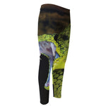 Atheris Nitschei Snake Print Men's Compression Pants