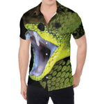 Atheris Nitschei Snake Print Men's Shirt