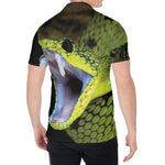 Atheris Nitschei Snake Print Men's Shirt