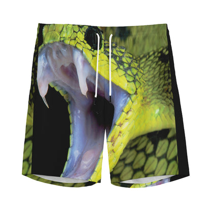 Atheris Nitschei Snake Print Men's Sports Shorts