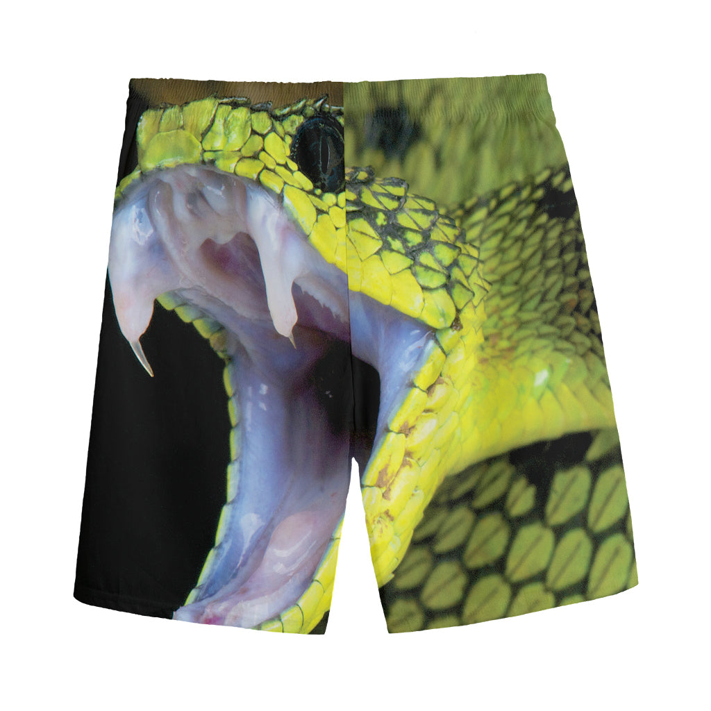 Atheris Nitschei Snake Print Men's Sports Shorts