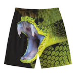 Atheris Nitschei Snake Print Men's Swim Trunks