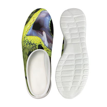 Atheris Nitschei Snake Print Mesh Casual Shoes