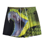 Atheris Nitschei Snake Print Mesh Shorts