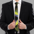 Atheris Nitschei Snake Print Necktie