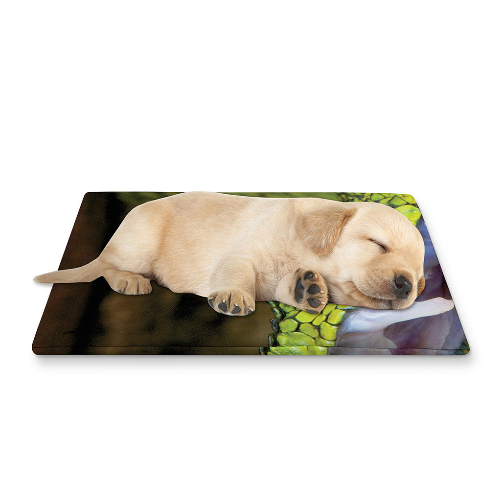 Atheris Nitschei Snake Print Pet Cooling Mat Cover