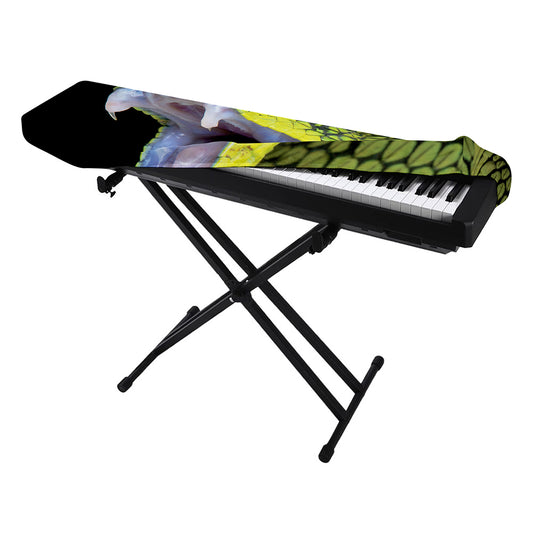 Atheris Nitschei Snake Print Piano Keyboard Cover