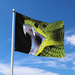 Atheris Nitschei Snake Print Polyester Flag