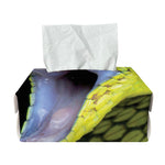 Atheris Nitschei Snake Print Rectangle Tissue Box Cover