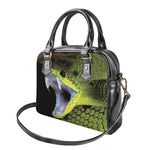Atheris Nitschei Snake Print Shoulder Handbag