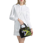 Atheris Nitschei Snake Print Shoulder Handbag