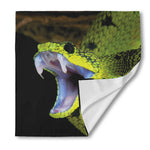 Atheris Nitschei Snake Print Silk Bandana