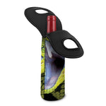 Atheris Nitschei Snake Print Single Neoprene Wine Tote