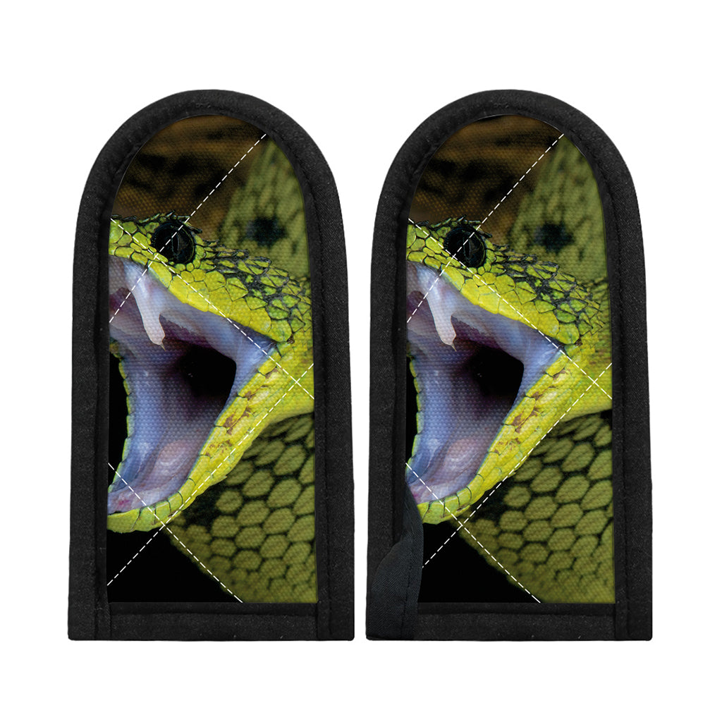 Atheris Nitschei Snake Print Skillet Handle Cover