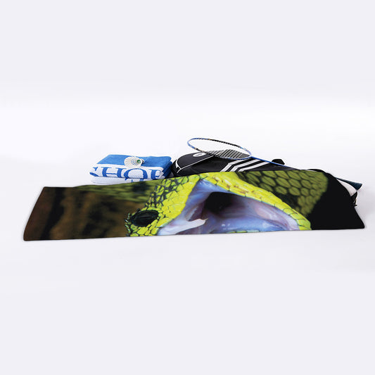 Atheris Nitschei Snake Print Sports Towel