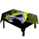 Atheris Nitschei Snake Print Tablecloth
