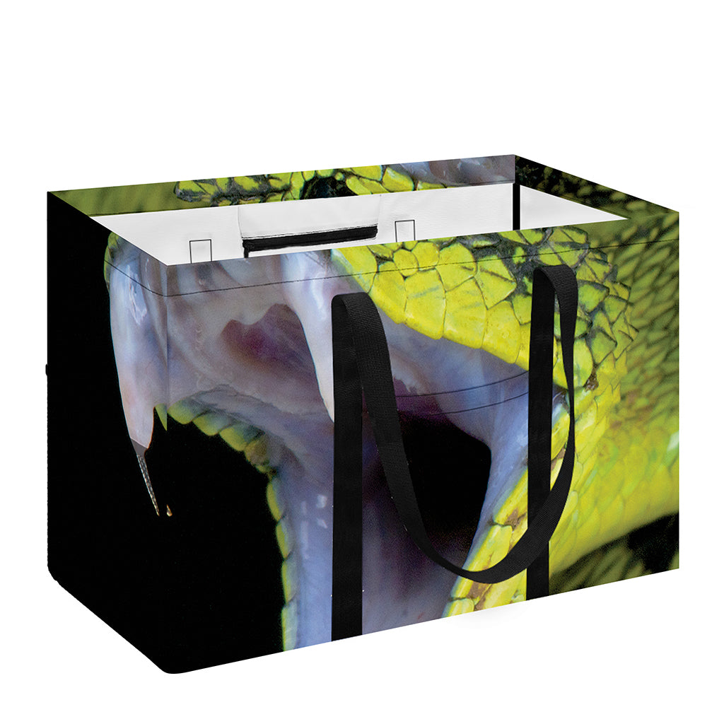 Atheris Nitschei Snake Print Utility Tote Bag