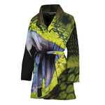 Atheris Nitschei Snake Print Women's Bathrobe