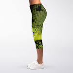 Atheris Nitschei Snake Print Women's Capri Leggings