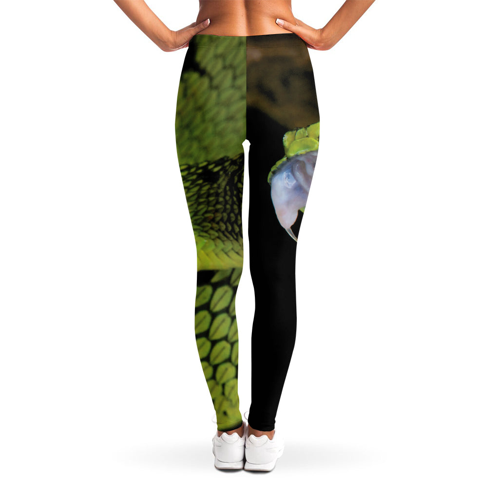 Atheris Nitschei Snake Print Women's Leggings