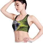 Atheris Nitschei Snake Print Women's Sports Bra