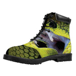 Atheris Nitschei Snake Print Work Boots