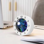 Aurora Howling Wolf Spirit Print Alarm Clock
