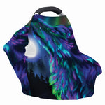 Aurora Howling Wolf Spirit Print Baby Seat Cover