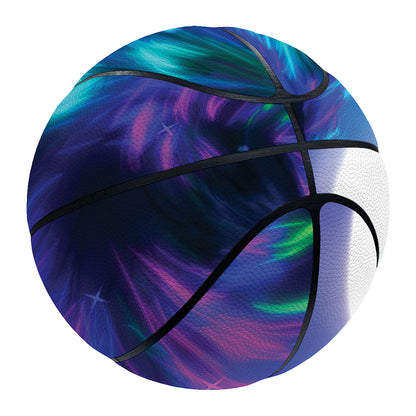 Aurora Howling Wolf Spirit Print Basketball
