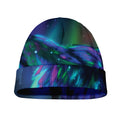 Aurora Howling Wolf Spirit Print Beanie