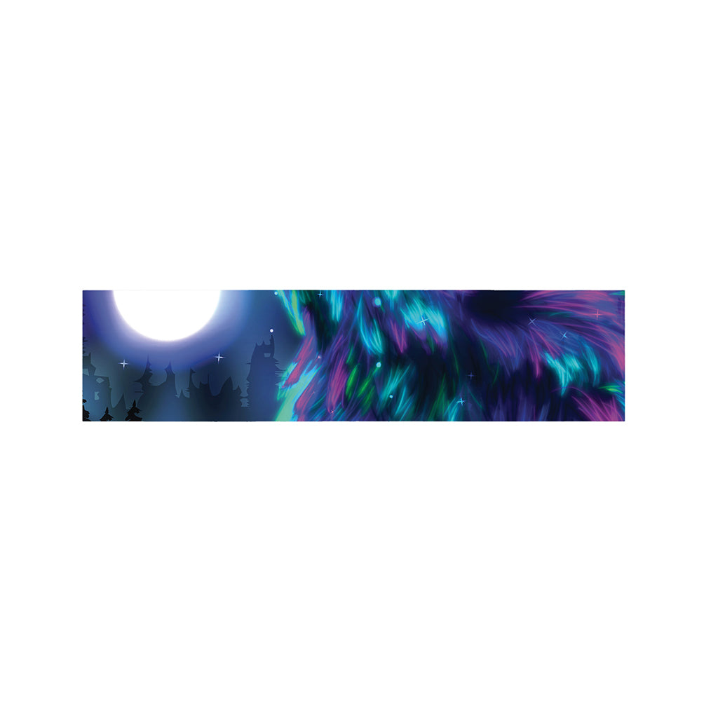 Aurora Howling Wolf Spirit Print Bed Runner
