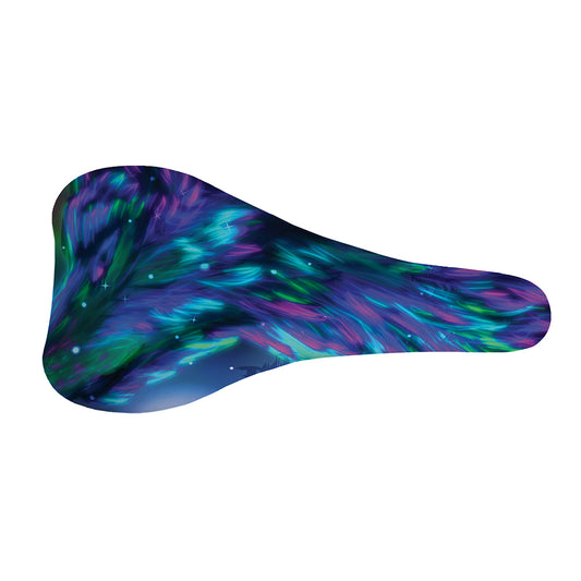 Aurora Howling Wolf Spirit Print Bicycle Seat Cover