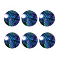 Aurora Howling Wolf Spirit Print Coaster Set