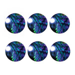Aurora Howling Wolf Spirit Print Coaster Set