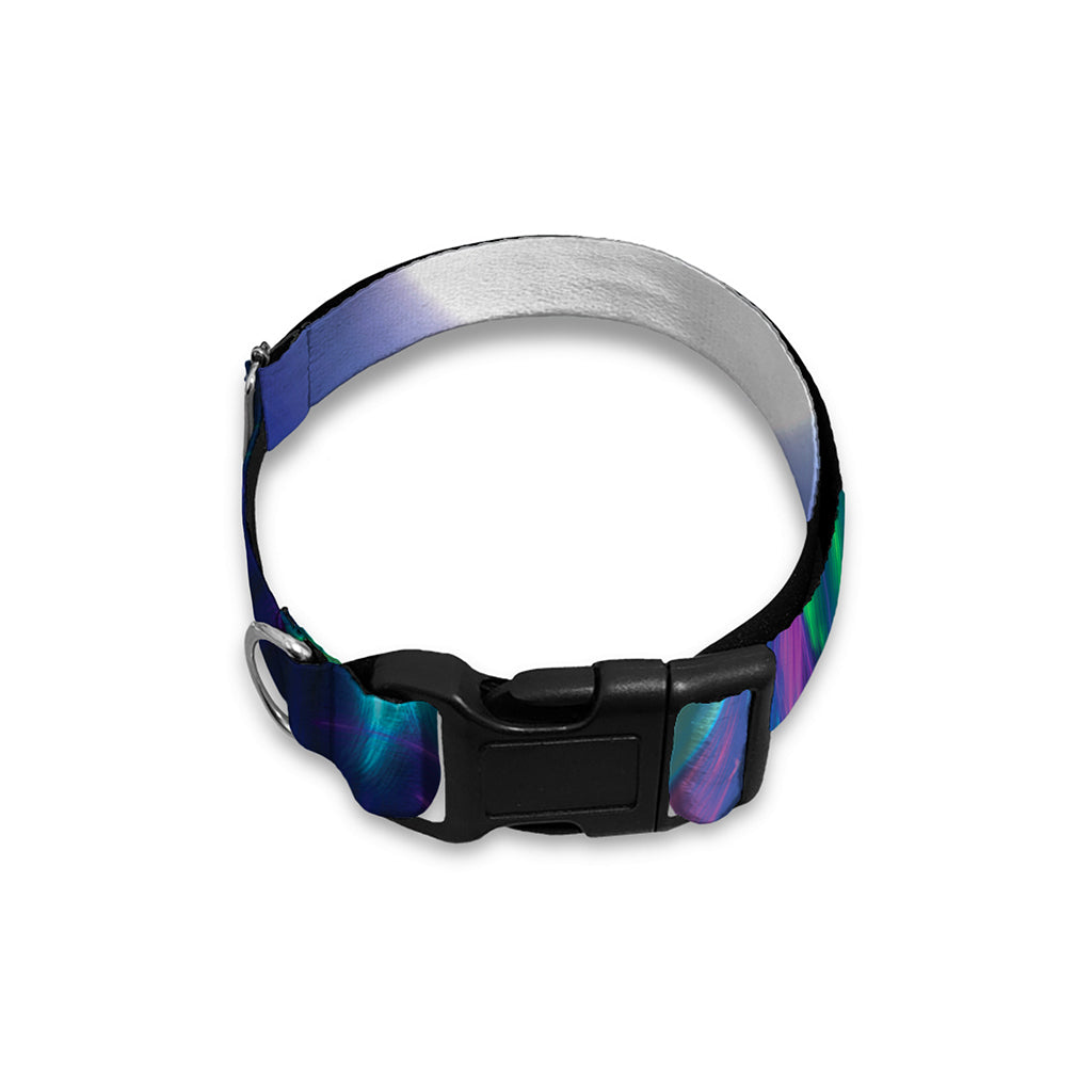Aurora Howling Wolf Spirit Print Dog Collar