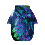 Aurora Howling Wolf Spirit Print Dog Zip Up Hoodie