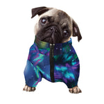 Aurora Howling Wolf Spirit Print Dog Zip Up Jacket