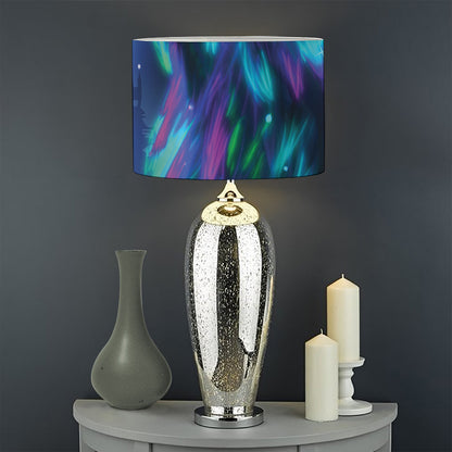 Aurora Howling Wolf Spirit Print Drum Lamp Shade