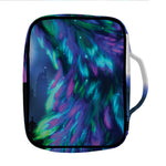 Aurora Howling Wolf Spirit Print Front Pocket Bible Bag
