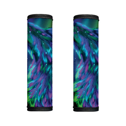 Aurora Howling Wolf Spirit Print Handle Covers
