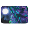 Aurora Howling Wolf Spirit Print Indoor Door Mat