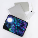 Aurora Howling Wolf Spirit Print Laptop Sleeve