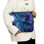 Aurora Howling Wolf Spirit Print Laptop Sleeve