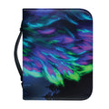 Aurora Howling Wolf Spirit Print Leather Bible Cover