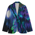 Aurora Howling Wolf Spirit Print Men's Blazer
