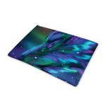 Aurora Howling Wolf Spirit Print Pet Cooling Mat Cover